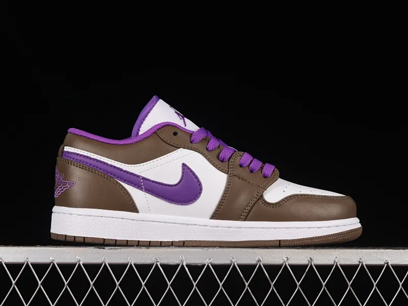 All categories Air Jordan Jordan series basketball shoes Air Jordan 1 Low Air Jordan 1 Low "Palomino" AJ1 Joe 1 Mocha Purple Low-top cultural basketball shoes 553558-215